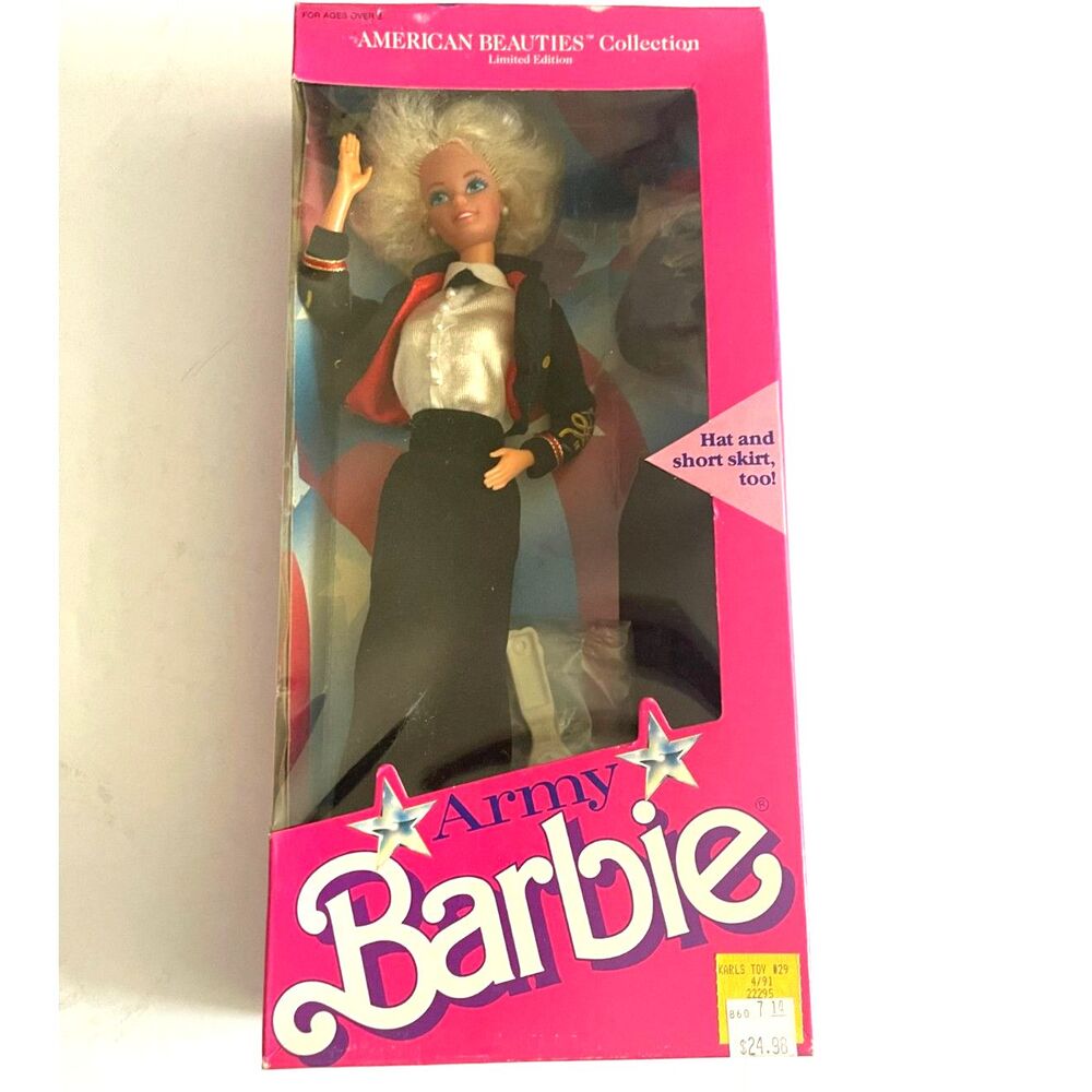 ARMY BARBIE 1989 American Beauties Collection ~ LIMITED EDITION #3966 Vintage